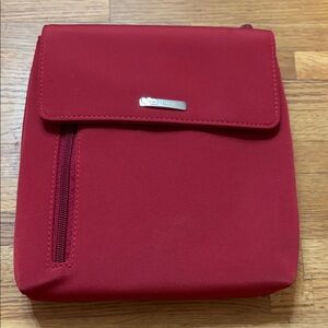 Nine West Red Crossbody Bag with Silver Accent NWT